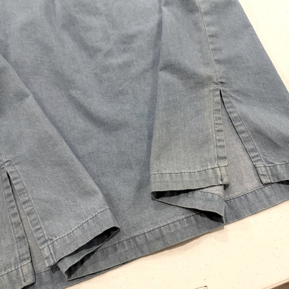 Vintage Passion Denim Shirt Barnyard Embroidery Short Sleeves Women’s Size Large - Picture 10 of 10